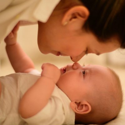 Mama mit Baby Mam mit Baby